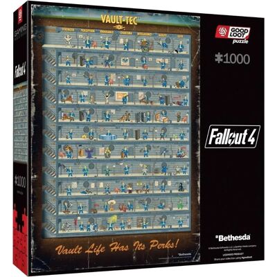 Good Loot Fallout 4 Perk Poster Kirakós - 1000 darab Good Loot Fallout 4 Perk Poster Kirakós - 1000 darab