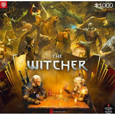 Good Loot Puzzle The Witcher Gwent - 1000 Elementów - Wymiary: 68 x 48 cm Good Loot Puzzle The Witcher Gwent - 1000 Elementów - Wymiary: 68 x 48 cm