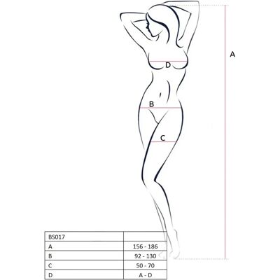 Body Passion Woman BS017 - Nero - Taglia Unica Body Passion Woman BS017 - Nero - Taglia Unica
