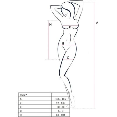Body Passion Donna - Nero - Taglia Unica - Bodystocking Body Passion Donna - Nero - Taglia Unica - Bodystocking