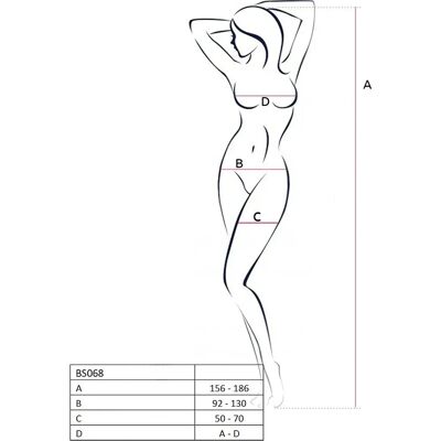 Passion Woman Bodystockings - BS068 - Noir - Taille unique - Bodystocking - Publicité Passion Woman Bodystockings - BS068 - Noir - Taille unique - Bodystocking - Publicité