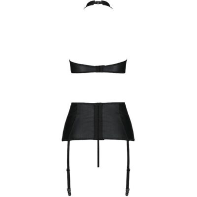 Ensemble en Cuir Nancy 3 Pièces - Taille L/XL - Lingerie Ensemble en Cuir Nancy 3 Pièces - Taille L/XL - Lingerie
