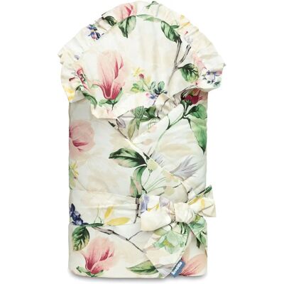 Sensillo Magnolia Baby Wrap - Doppelseite Baumwolldecke für Neugeborene Sensillo Magnolia Baby Wrap - Doppelseite Baumwolldecke für Neugeborene