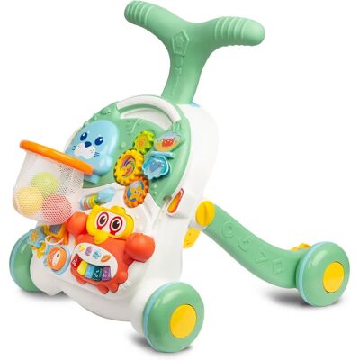 TOYZ Zielony Interaktywny Chodzik i Stół Aktywności - Wspiera chodzenie TOYZ Zielony Interaktywny Chodzik i Stół Aktywności - Wspiera chodzenie
