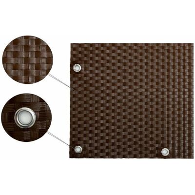 GARDENEAS - Balcón 100x300 - Marrón - Panel de Ratán GARDENEAS - Balcón 100x300 - Marrón - Panel de Ratán