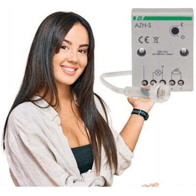 Interruptor crepuscular automático F&F Filipowski - 16A 230V IP65 Sensor de luz Interruptor crepuscular automático F&F Filipowski - 16A 230V IP65 Sensor de luz