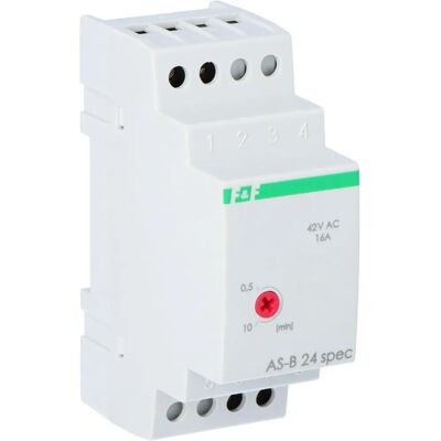 F+F Automatyczny włącznik światła schodowego 24V 16A na szynę DIN - AS-B24 F+F Automatyczny włącznik światła schodowego 24V 16A na szynę DIN - AS-B24