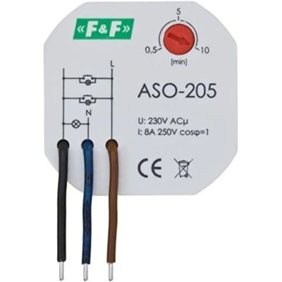F&F ASO-205 Elektroniczny timer schodowy - 10A, 230V F&F ASO-205 Elektroniczny timer schodowy - 10A, 230V