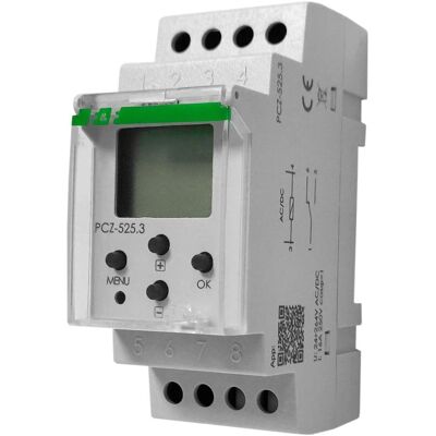 Programador astronómico F&F PCZ-525 - 1P, NFC, pausa nocturna Programador astronómico F&F PCZ-525 - 1P, NFC, pausa nocturna