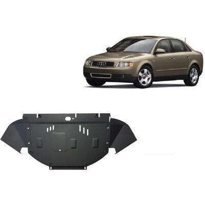 Audi A4 B6 2000-2005 Metalen Motorbeschermingsbalk - Motorcover Audi A4 B6 2000-2005 Metalen Motorbeschermingsbalk - Motorcover