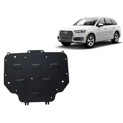 Protecția cutiei de viteze Audi Q7 - Oțel 2mm - Durabilă Protecția cutiei de viteze Audi Q7 - Oțel 2mm - Durabilă