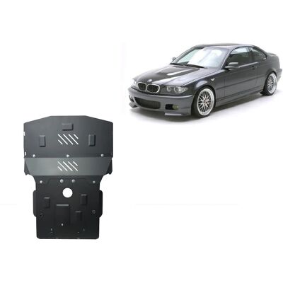 BMW E46 Kovové ochranné kryt motoru - Chrání motor a nárazník BMW E46 Kovové ochranné kryt motoru - Chrání motor a nárazník