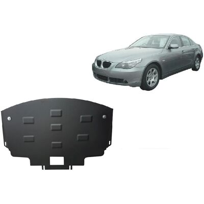BMW E60/E61 Metallic Engine Guard - Protects motor, radiator, front bar BMW E60/E61 Metallic Engine Guard - Protects motor, radiator, front bar