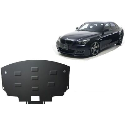 Protector metálico del motor BMW E60/E61 - Protege motor, radiador, barra frontal Protector metálico del motor BMW E60/E61 - Protege motor, radiador, barra frontal