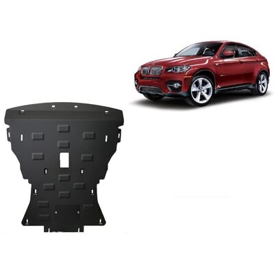 Paraurti motore metallico BMW X6 - Protegge il motore - Acciaio 2mm Paraurti motore metallico BMW X6 - Protegge il motore - Acciaio 2mm