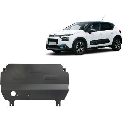 Citroen C3 Metallic Underbody Shield - Car Underbody Shield Citroen C3 Metallic Underbody Shield - Car Underbody Shield