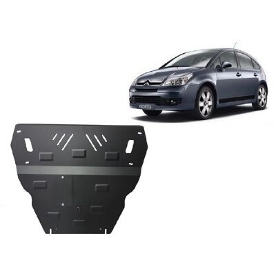 Citroen C4 Metallic Engine Splash Guard - Engine Type Citroen C4 Metallic Engine Splash Guard - Engine Type