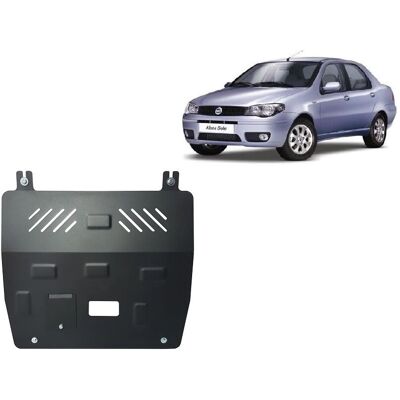 Fiat Albea Metallischer Stoßfänger - Schutz Motor & Getriebe Fiat Albea Metallischer Stoßfänger - Schutz Motor & Getriebe