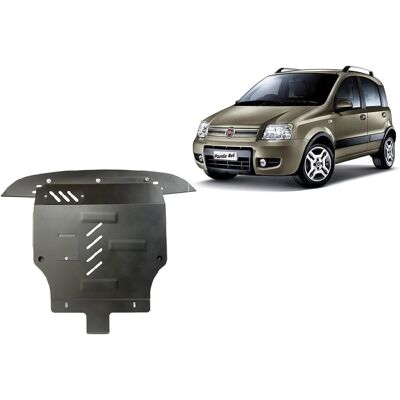 Protezione motore metallizzata Fiat Panda 4x4 - Protegge motore, radiatore, cambio Protezione motore metallizzata Fiat Panda 4x4 - Protegge motore, radiatore, cambio