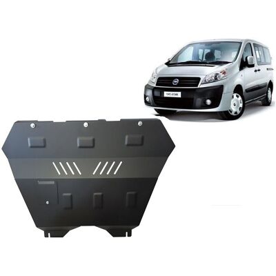 Metaal Motorafdekking Fiat Scudo - Beschermt Motor, Versnellingsbak & Radiator Metaal Motorafdekking Fiat Scudo - Beschermt Motor, Versnellingsbak & Radiator