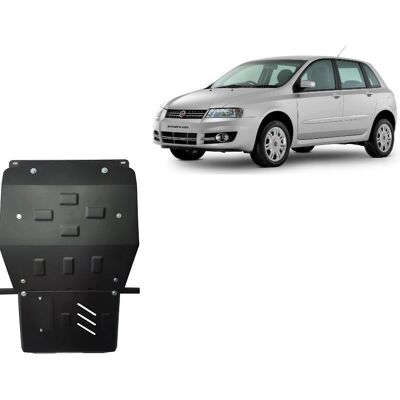 Metaal Motorbeschermer Fiat Stilo - Carrosserie Bescherming Metaal Motorbeschermer Fiat Stilo - Carrosserie Bescherming