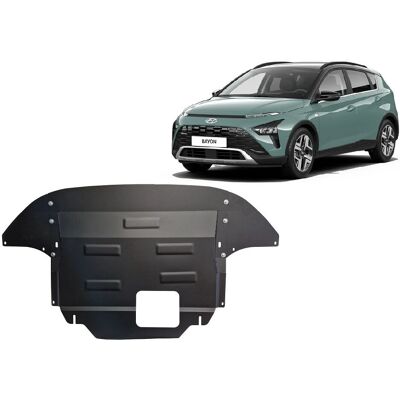 Scudo sottoscocca metallico Hyundai Bayon - Car Underbody Shield Scudo sottoscocca metallico Hyundai Bayon - Car Underbody Shield
