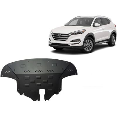 Hyundai Tucson Metaalbeschermingskap - Beschermt motor, radiator, transmissie Hyundai Tucson Metaalbeschermingskap - Beschermt motor, radiator, transmissie