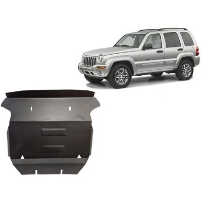Jeep Jeep Cherokee KJ Metallic Motorbeschermer - Type Motor Jeep Jeep Cherokee KJ Metallic Motorbeschermer - Type Motor