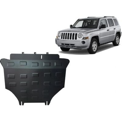 Jeep Jeep Patriot Metallic Motorbeschermer - Motorbeschermer Jeep Jeep Patriot Metallic Motorbeschermer - Motorbeschermer