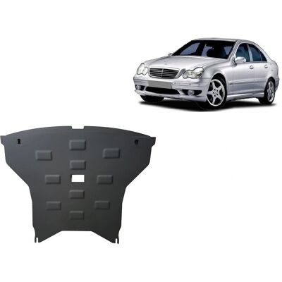 Protezione motore metallica Mercedes W203 - Protegge motore e radiatore Protezione motore metallica Mercedes W203 - Protegge motore e radiatore
