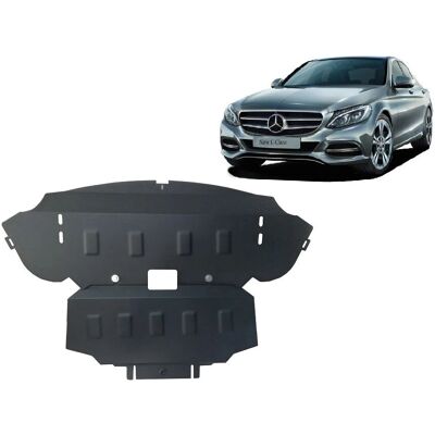 Mercedes C-Class W205 Metallic Engine Guard - Car Protection Mercedes C-Class W205 Metallic Engine Guard - Car Protection