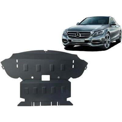 Mercedes C-Klasse W205 Metallic Motorbescherming - Engine Guard Mercedes C-Klasse W205 Metallic Motorbescherming - Engine Guard