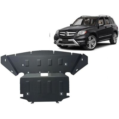 Mercedes GLK X204 metalen motorbeugel - Motorbescherming Mercedes GLK X204 metalen motorbeugel - Motorbescherming