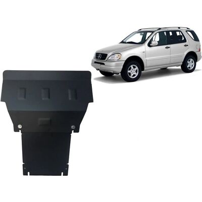 Protecție metalică a motorului Mercedes ML W163 - Protejează motorul, radiatorul, bara față Protecție metalică a motorului Mercedes ML W163 - Protejează motorul, radiatorul, bara față