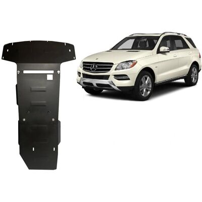 Mercedes ML W164 Metallischer Motorbügelschirm - Karosserienschutz Mercedes ML W164 Metallischer Motorbügelschirm - Karosserienschutz