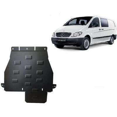 Mercedes Vito Metallischer Getriebe- und Reduktorschutz - Fahrzeugschutzplatte Mercedes Vito Metallischer Getriebe- und Reduktorschutz - Fahrzeugschutzplatte