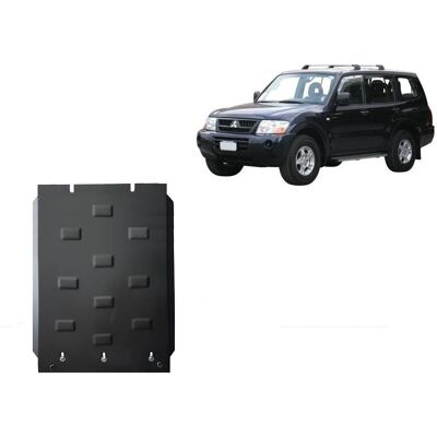 Mitsubishi Pajero Metallic Transmission Guard - Transmission Guard Mitsubishi Pajero Metallic Transmission Guard - Transmission Guard