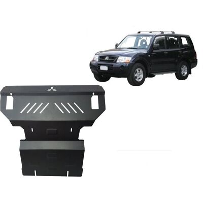 Protecție metalică pentru motor și radiator Mitsubishi Pajero - Piesă auto Protecție metalică pentru motor și radiator Mitsubishi Pajero - Piesă auto