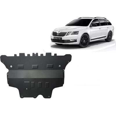 Skoda Octavia - Metallic Engine & Gearbox Shield - 2013-2019 Skoda Octavia - Metallic Engine & Gearbox Shield - 2013-2019