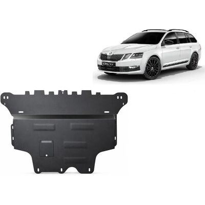 Skoda Octavia - Copertura motore e trasmissione in acciaio - 2013-2019 Skoda Octavia - Copertura motore e trasmissione in acciaio - 2013-2019