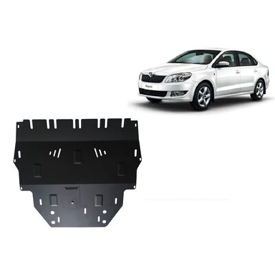 Scudo Sottoscocca Metallizzato per Skoda Rapid - Protezione auto Scudo Sottoscocca Metallizzato per Skoda Rapid - Protezione auto