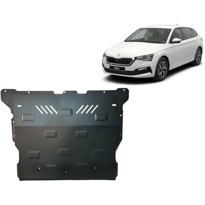 Protezione motore metallizzata Skoda Scala - Carrozzeria Protezione motore metallizzata Skoda Scala - Carrozzeria