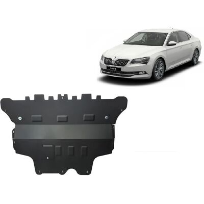 Skoda Superb Metallischer Unterboden-Schutz - 2015-2025 - Schutz für Motor, Getriebe Skoda Superb Metallischer Unterboden-Schutz - 2015-2025 - Schutz für Motor, Getriebe