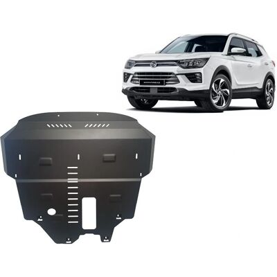 Protecție metalică pentru partea de jos a SsangYong Korando 2019-2025 Protecție metalică pentru partea de jos a SsangYong Korando 2019-2025
