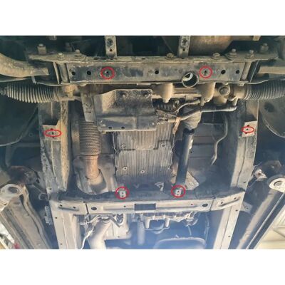 Piastra protezione trasmissione SsangYong Rexton Piastra protezione trasmissione SsangYong Rexton