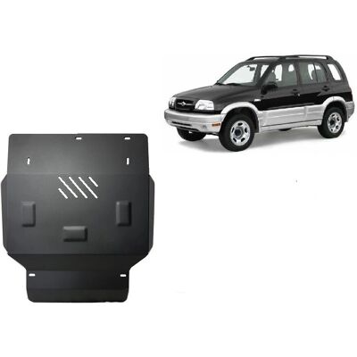 Suzuki Grand Vitara XL-7 Metallischer Motor Schutz - Karosserie Schutz Suzuki Grand Vitara XL-7 Metallischer Motor Schutz - Karosserie Schutz
