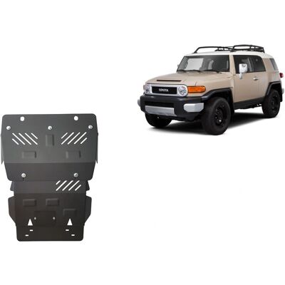 Paraurti Motore Toyota Fj Cruiser - In acciaio, protezione motore e radiatore Paraurti Motore Toyota Fj Cruiser - In acciaio, protezione motore e radiatore