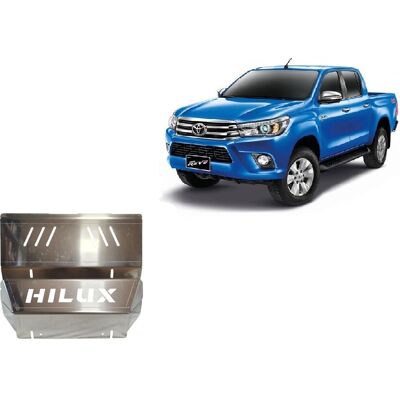Paraurti radiatore in alluminio metallico Toyota Hilux Revo - Protezione radiatore Paraurti radiatore in alluminio metallico Toyota Hilux Revo - Protezione radiatore