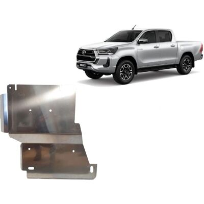 Aluminium differentieel beschermplaat Toyota Hilux Invincible - Car Skid Plate Aluminium differentieel beschermplaat Toyota Hilux Invincible - Car Skid Plate