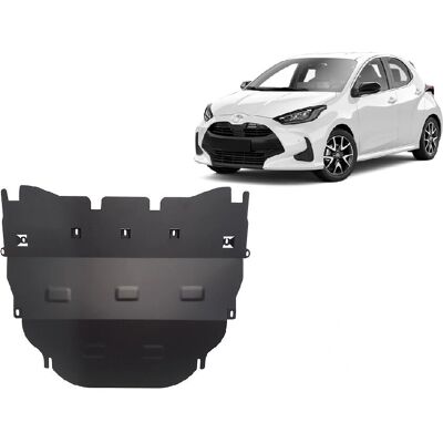 Protector metálico del motor Toyota Yaris XP210 - Protección del coche Protector metálico del motor Toyota Yaris XP210 - Protección del coche